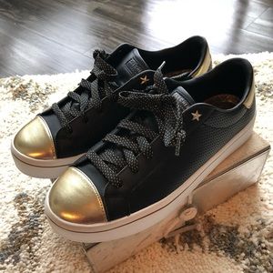 Skechers Side street Black/metallic sneakers